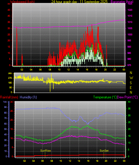 24 Hour Graph for Day 11