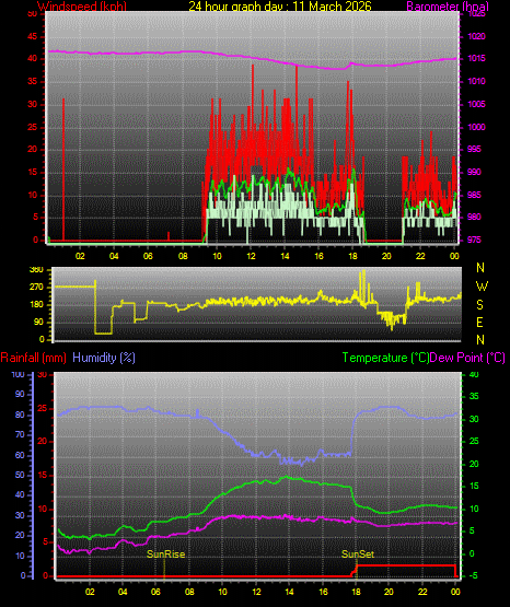 24 Hour Graph for Day 11