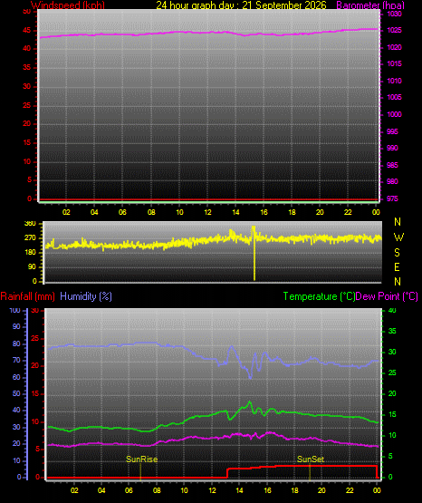 24 Hour Graph for Day 21